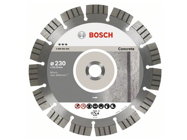 Алмазный круг 115х22,23мм бетон Best (Bosch)