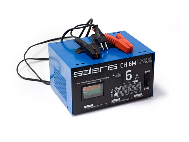 Аренда Зарядное устройство Solaris CH 6M (12В, 6А)