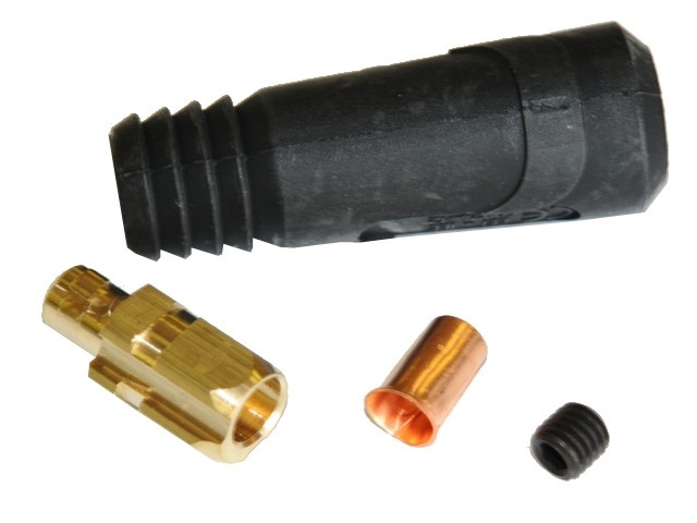 Разъем для сварочного кабеля (папа)  13 мм штекер
